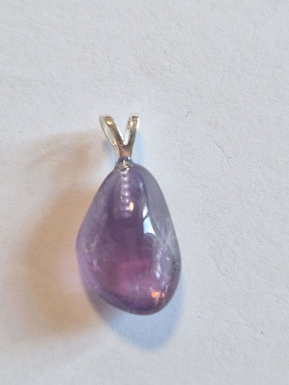 ​Amethyst mit Silberöse 925