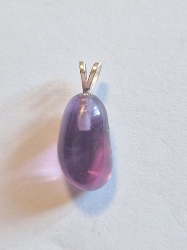 ​Amethyst mit Silberöse 925