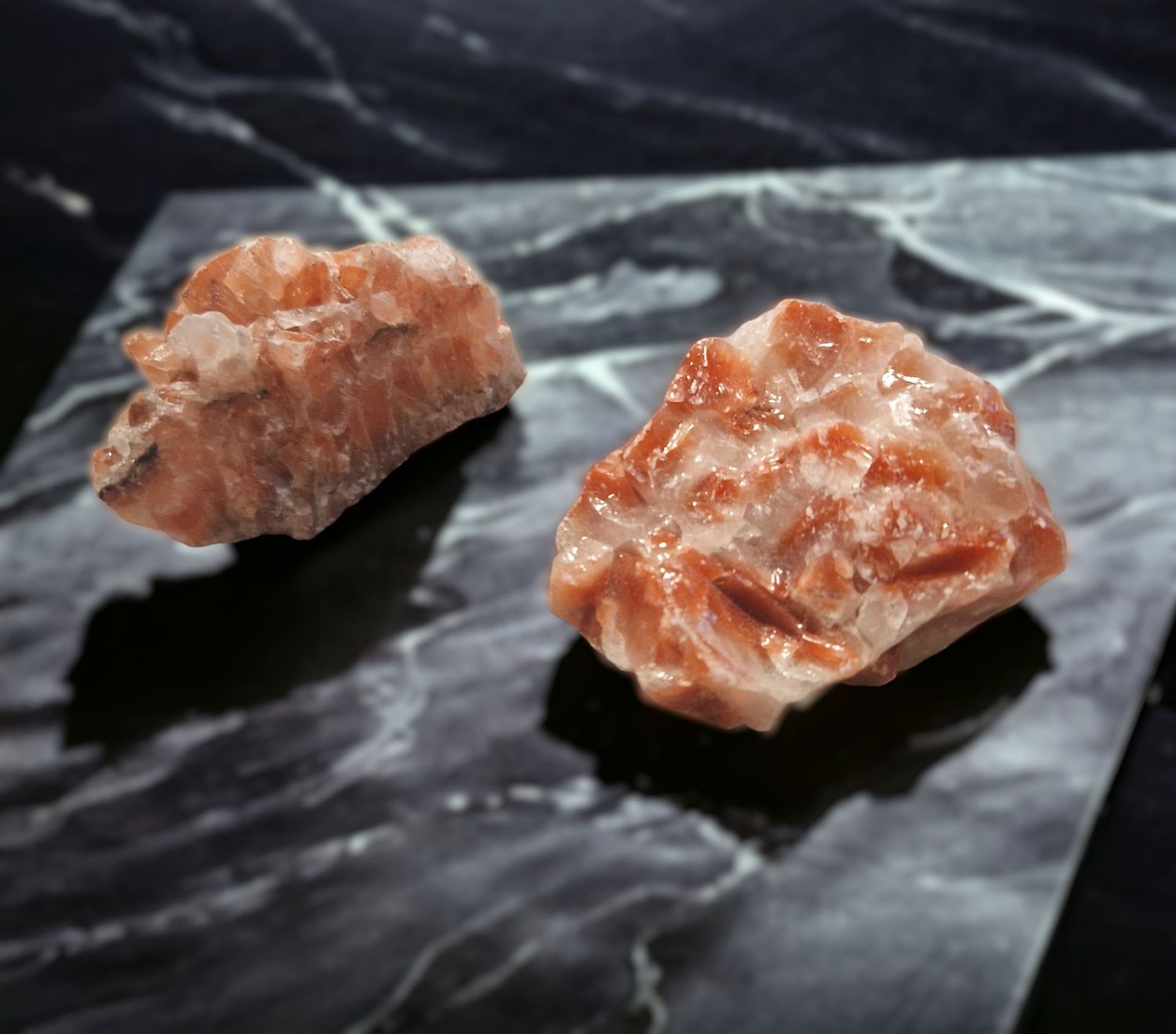 Calcit rot - 2 Steine