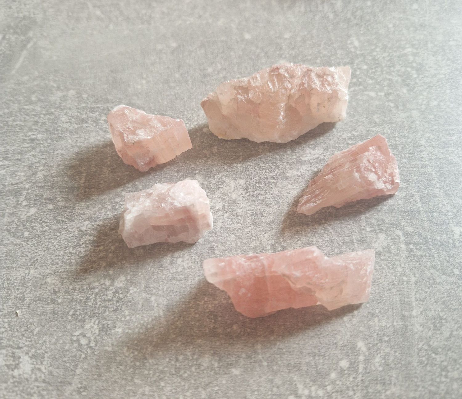 Anden Opal rosa - 5 Steine