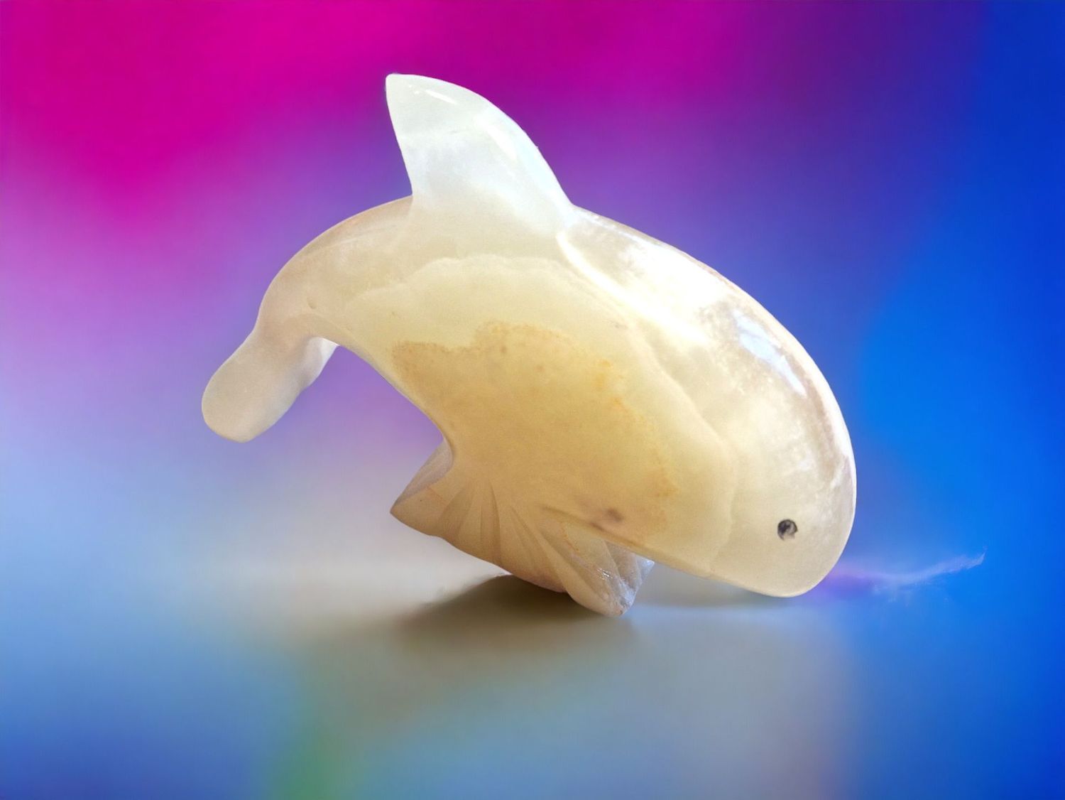​Delphin aus Aragonit