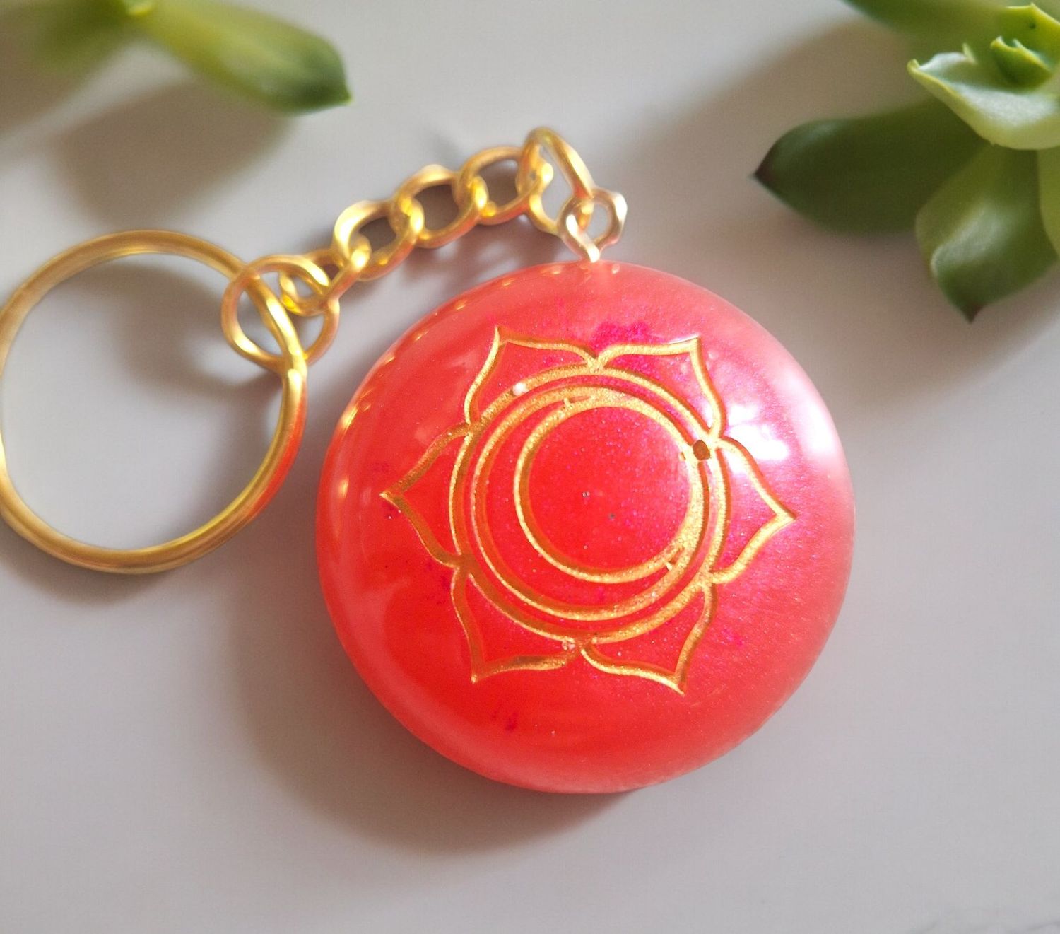 ​Schlüsselanhänger - 1. Chakra - Muladhara - Wurzelchakra