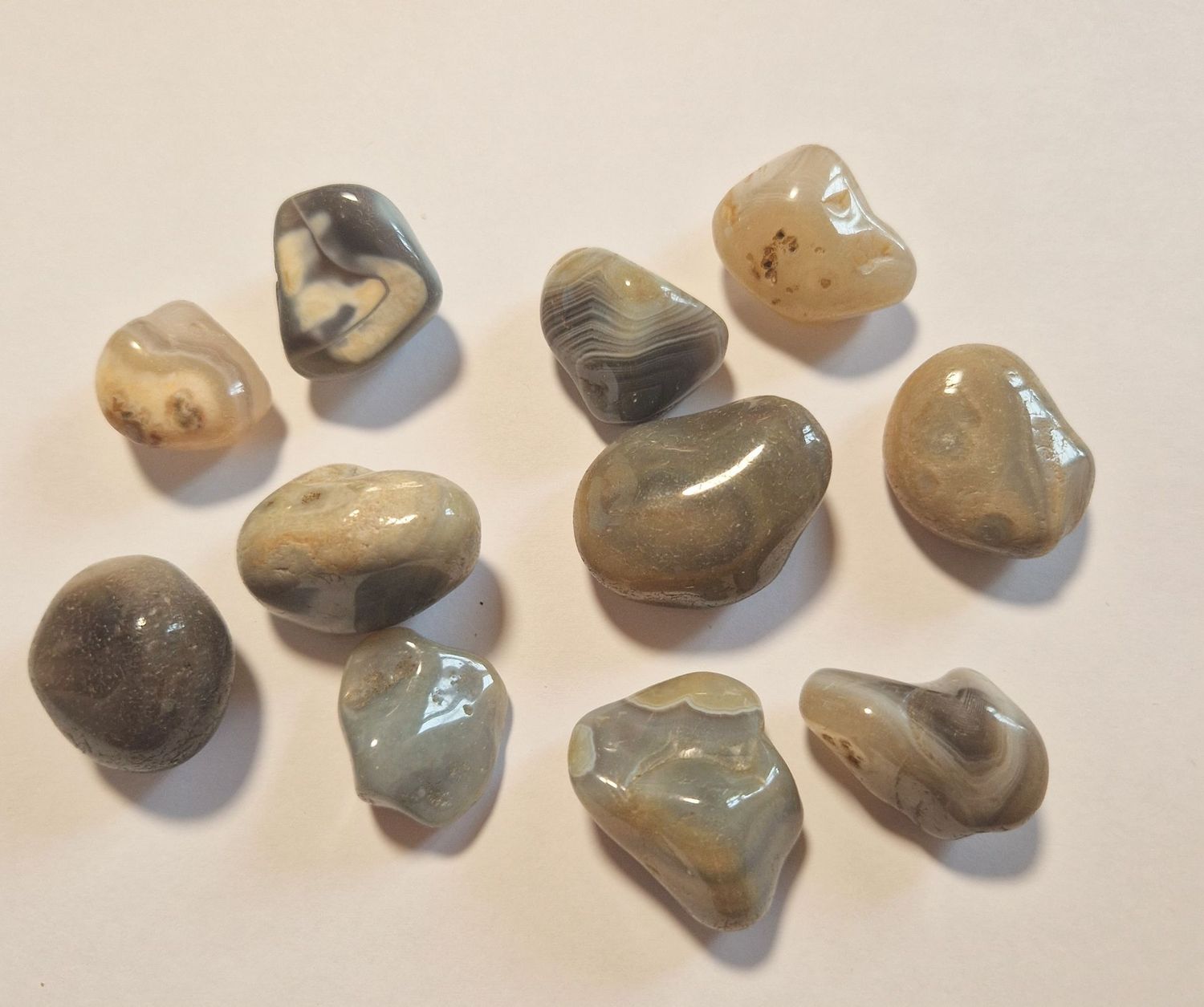 ​Trommelstein Botswana Achat 2,5-4,5 cm
