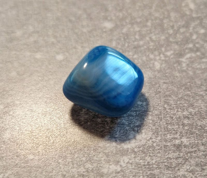 ​​Achat blau