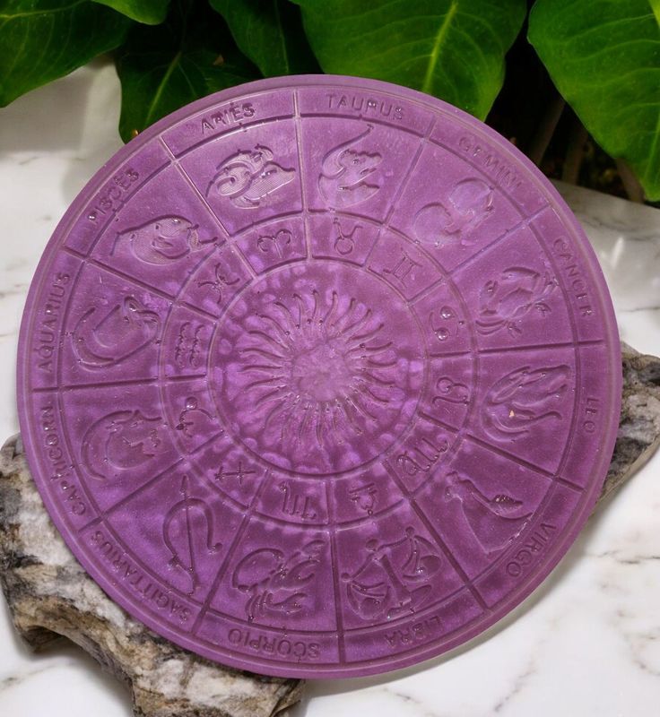 ​Sternzeichen-Platte - violett