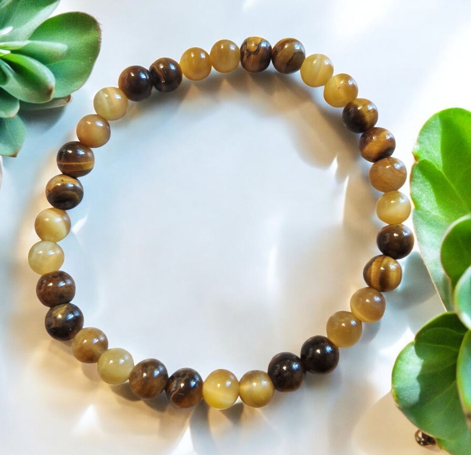 Armband - Tigerauge & goldenes Tigerauge - AA Qualität Armband - Tigerauge & goldenes Tigerauge - AA Qualität