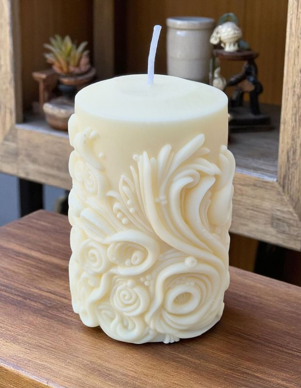 Standkerze aus Sojawachs