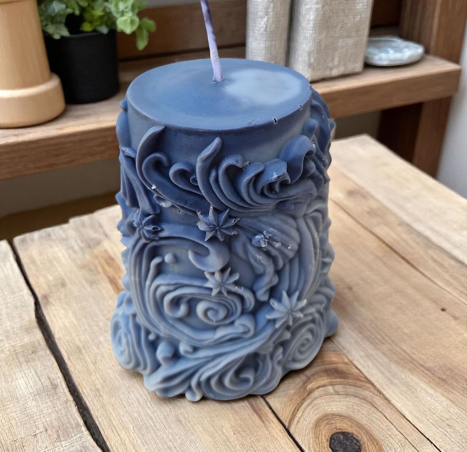 Standkerze aus Sojawachs Standkerze aus Sojawachs