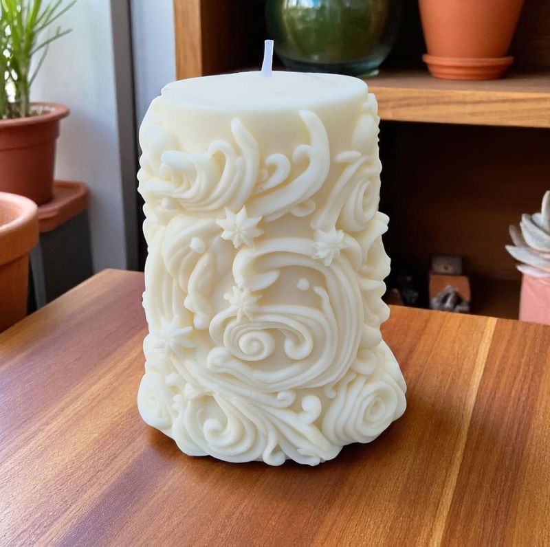 Standkerze aus Sojawachs