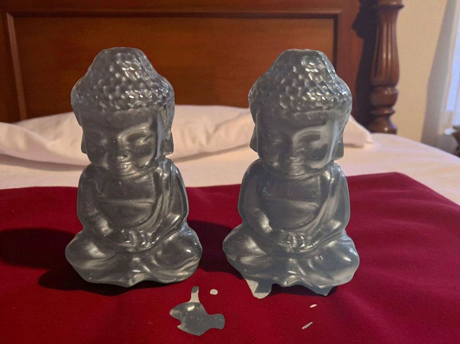 1 Buddha - Obsidian - A Qualität - 5 cm