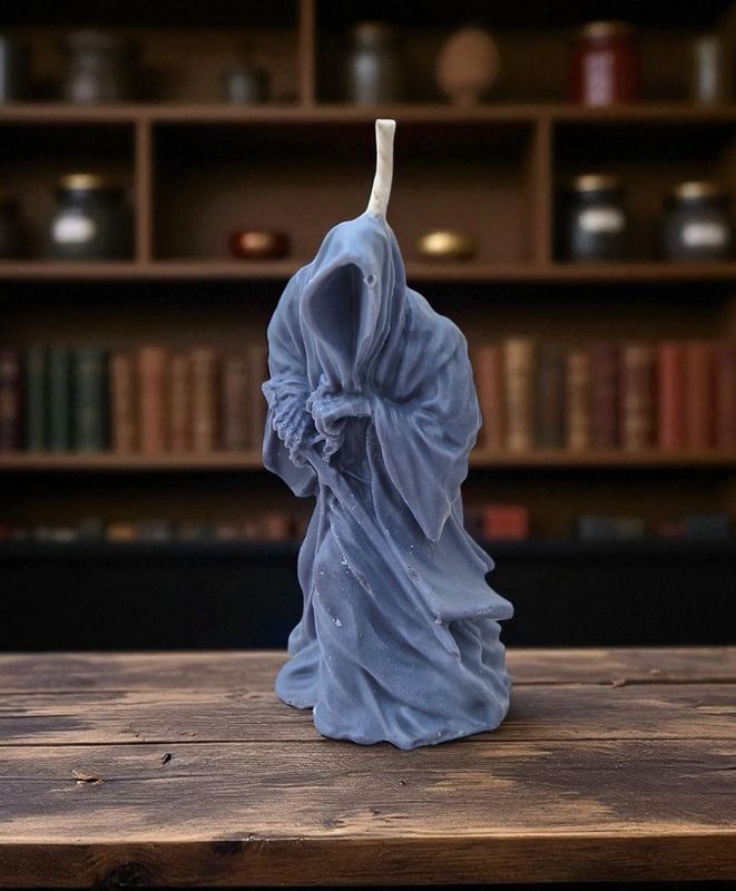 Standkerze aus Sojawachs - Gothic - Schattenmann