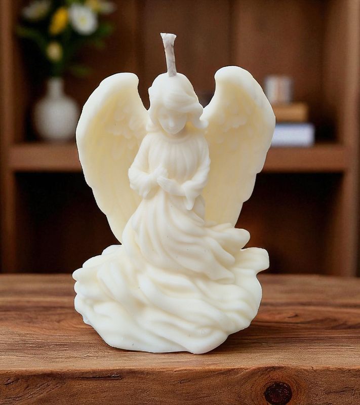 Standkerze aus Sojawachs - Engel