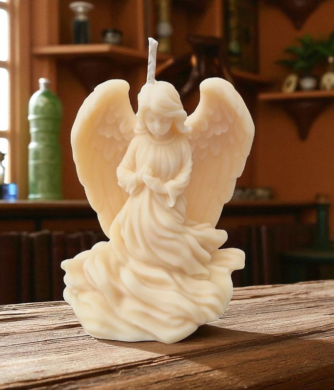 Standkerze aus Sojawachs - Engel