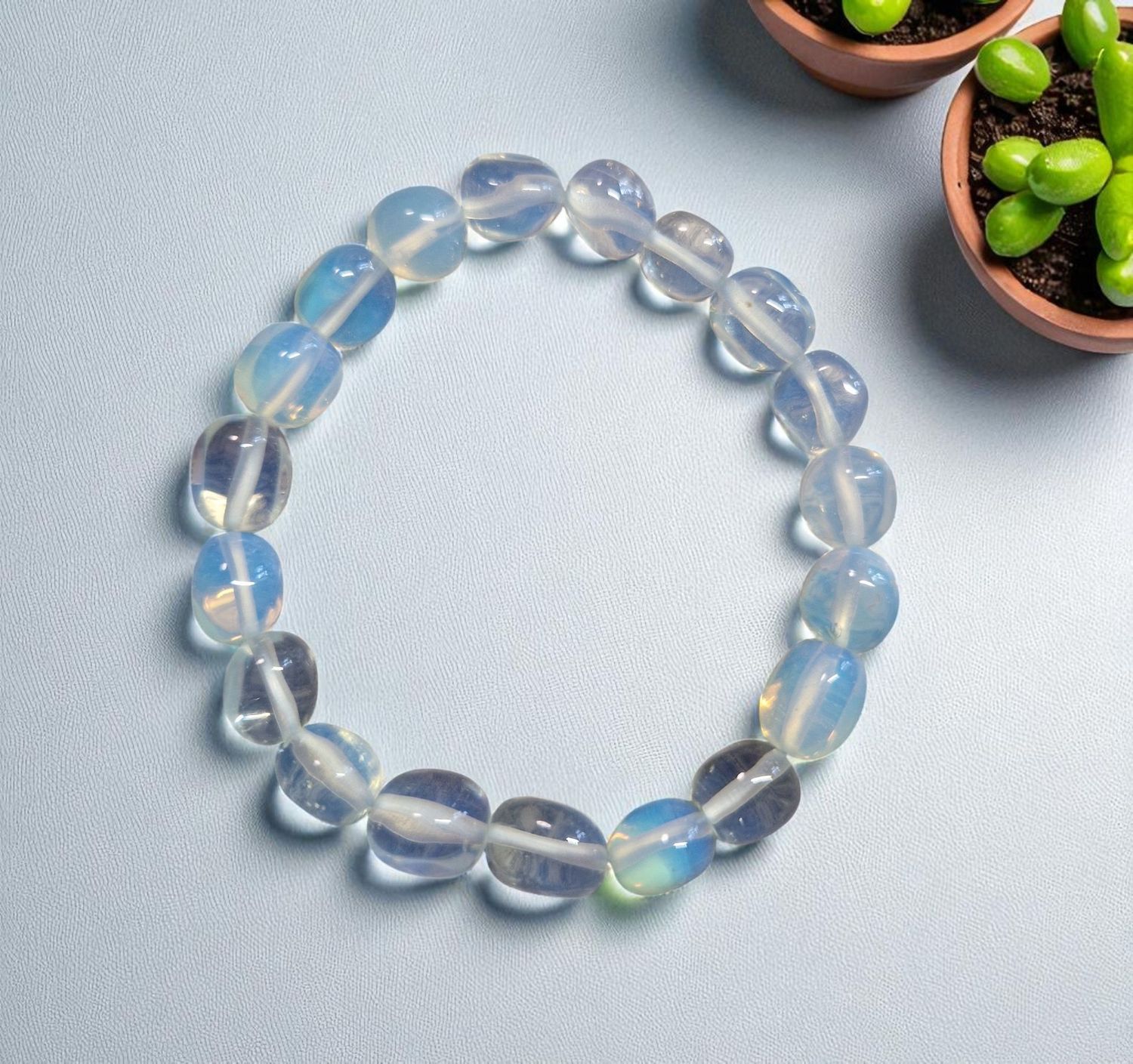 Armband - Barock - Opalith - 8 bis 10 mm Armband - Barock - Opalith - 8 bis 10 mm