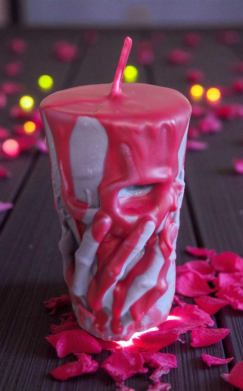 Standkerze aus Sojawachs - Gothic