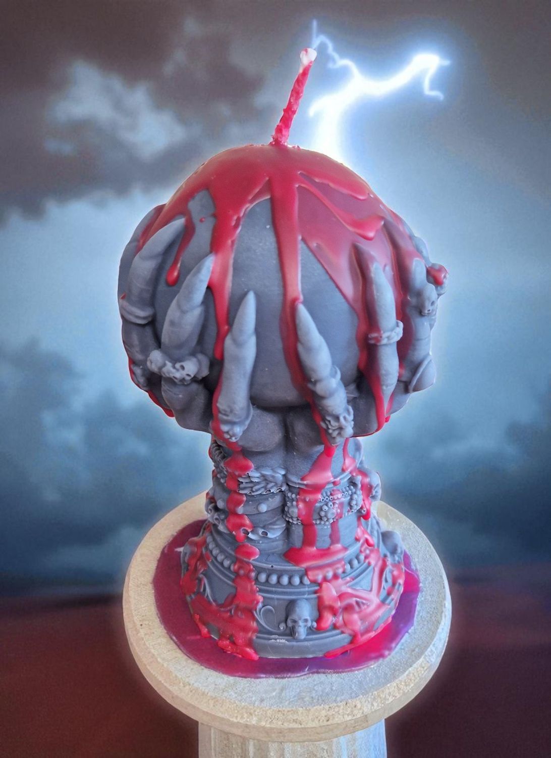 Standkerze aus Sojawachs - Gothic Standkerze aus Sojawachs - Gothic