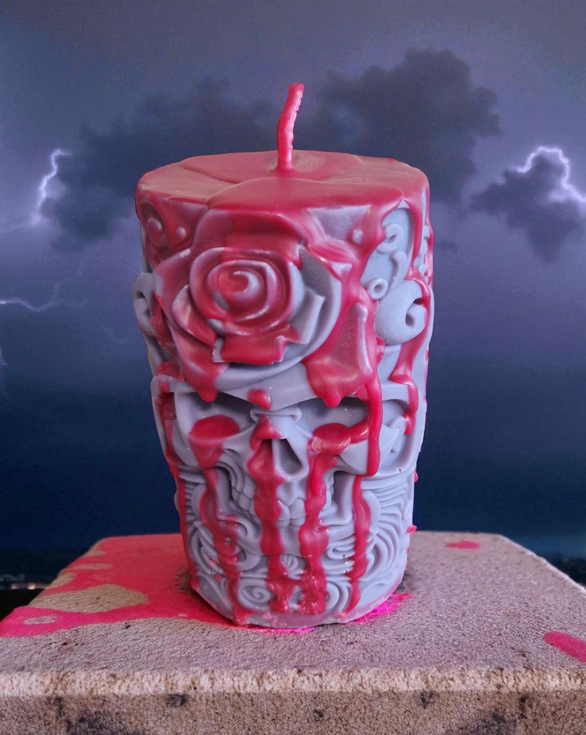 Standkerze aus Sojawachs - Gothic Standkerze aus Sojawachs - Gothic