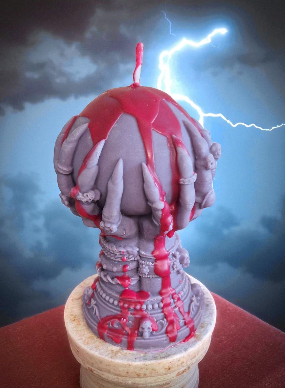 Standkerze aus Sojawachs - Gothic Standkerze aus Sojawachs - Gothic