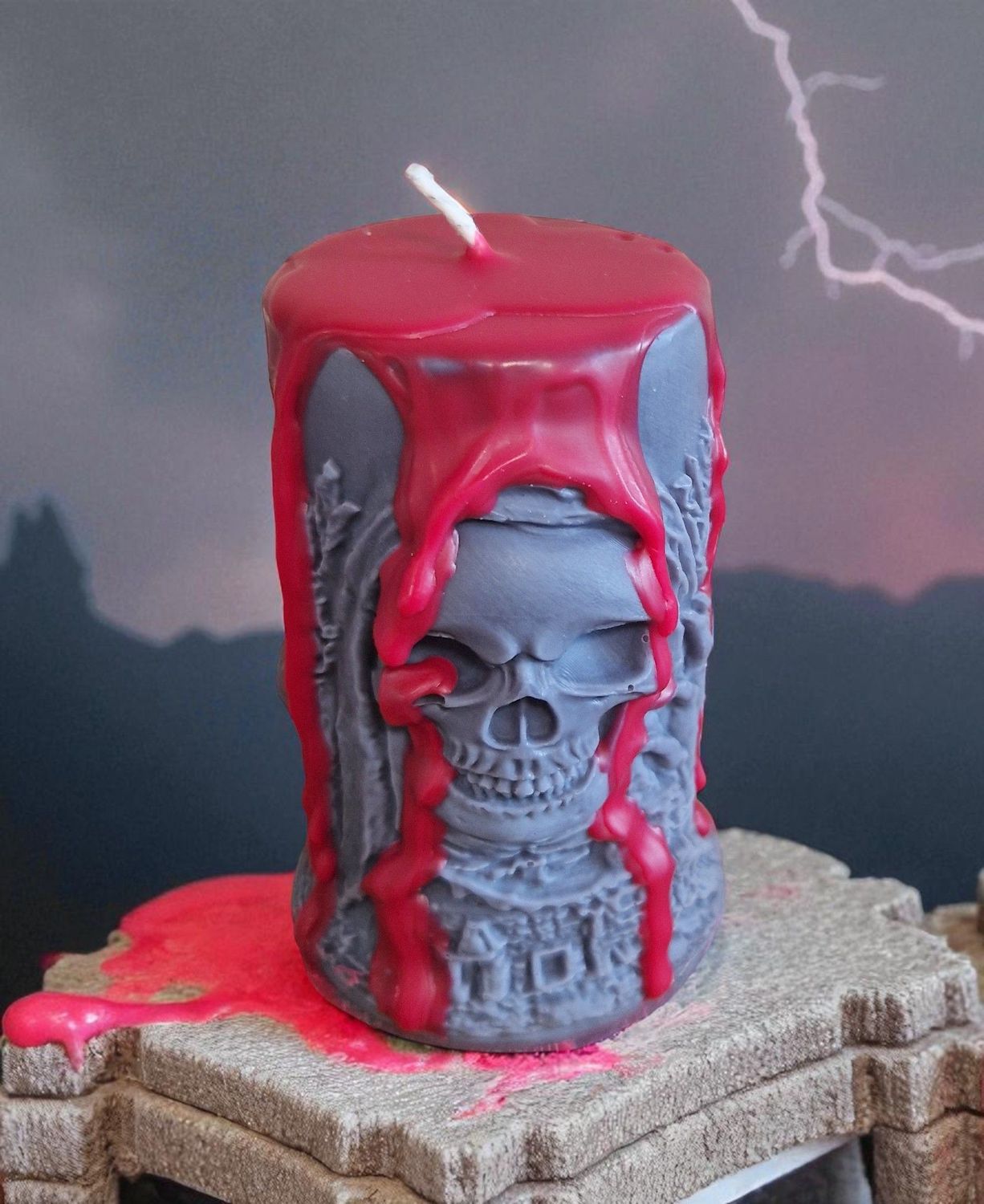 Standkerze aus Sojawachs - Gothic Standkerze aus Sojawachs - Gothic