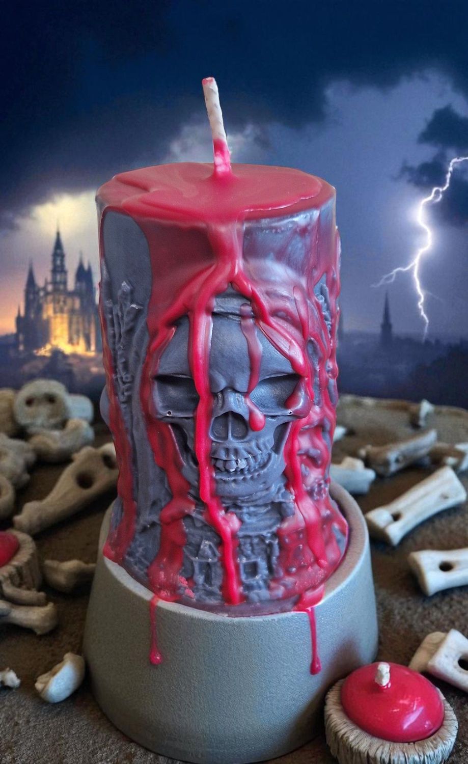 Standkerze aus Sojawachs - Gothic Standkerze aus Sojawachs - Gothic