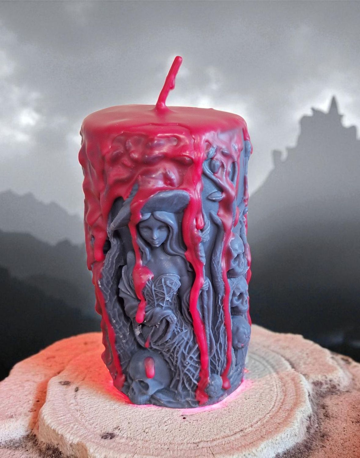 Standkerze aus Sojawachs - Gothic Standkerze aus Sojawachs - Gothic