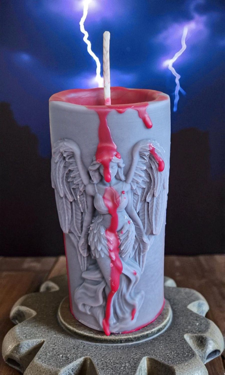 Standkerze aus Sojawachs - Gothic Standkerze aus Sojawachs - Gothic