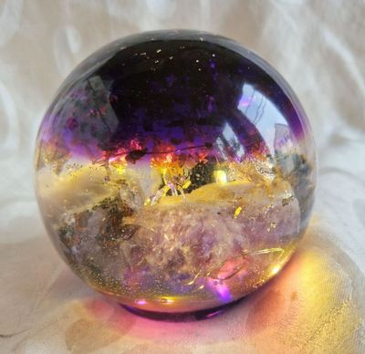 Kugeln und Kugelteelichthalter - 10 bis 12 cm