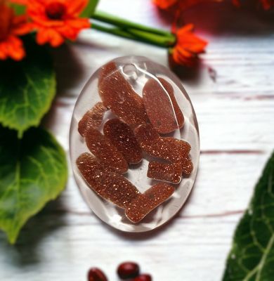 Edelsteinanhänger - 3,5 x 2,5 cm