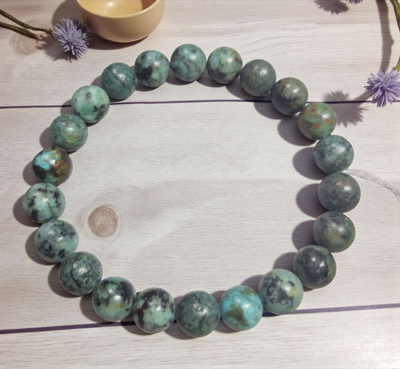 ​Armband - Türkis aus Südafrika - A-Qualität - 8 mm