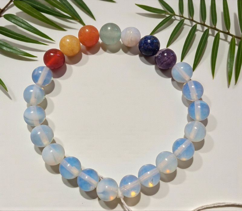 Chakraarmband - Opalith - A-Qualität - 8 mm