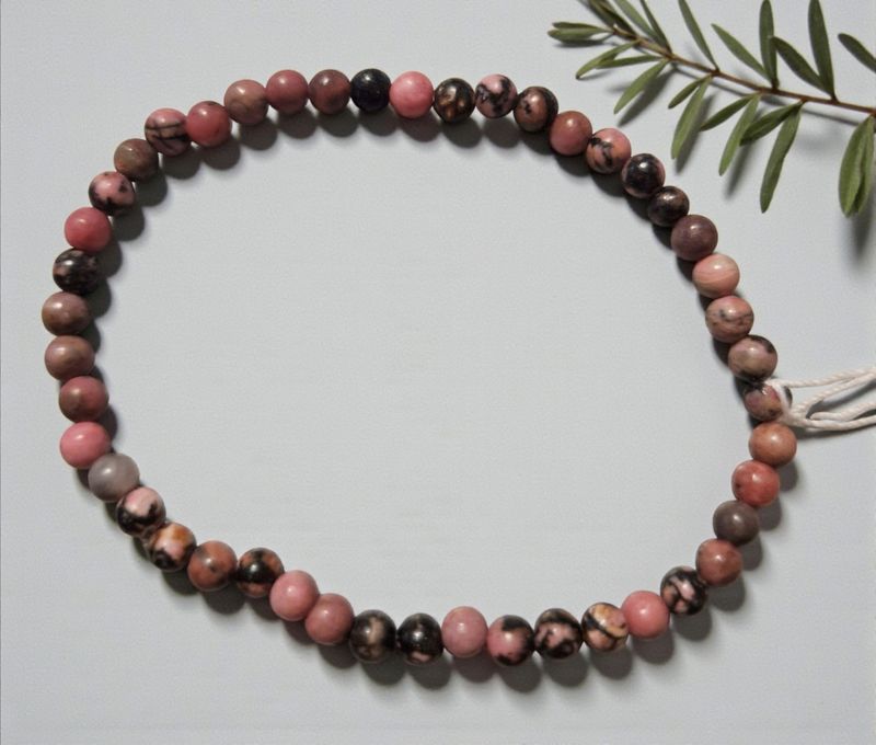 Armband - Rodhonit - A-Qualität - 4 mm