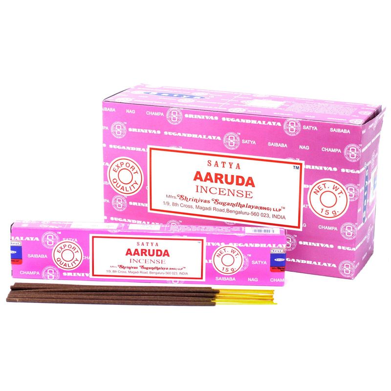 Satya Premium Räucherstäbchen - Aaruda - 15 g/ca. 15 Stäbchen Satya Premium Räucherstäbchen - Aaruda - 15 g/ca. 15 Stäbchen