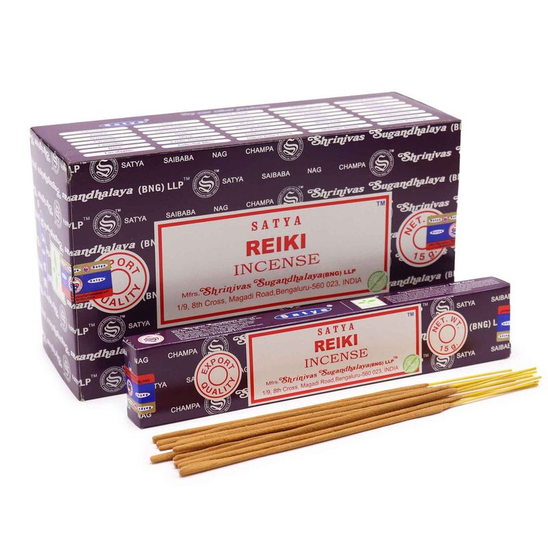 Satya Premium Räucherstäbchen - Reiki - 15 g/ca. 15 Stäbchen Satya Premium Räucherstäbchen - Reiki - 15 g/ca. 15 Stäbchen