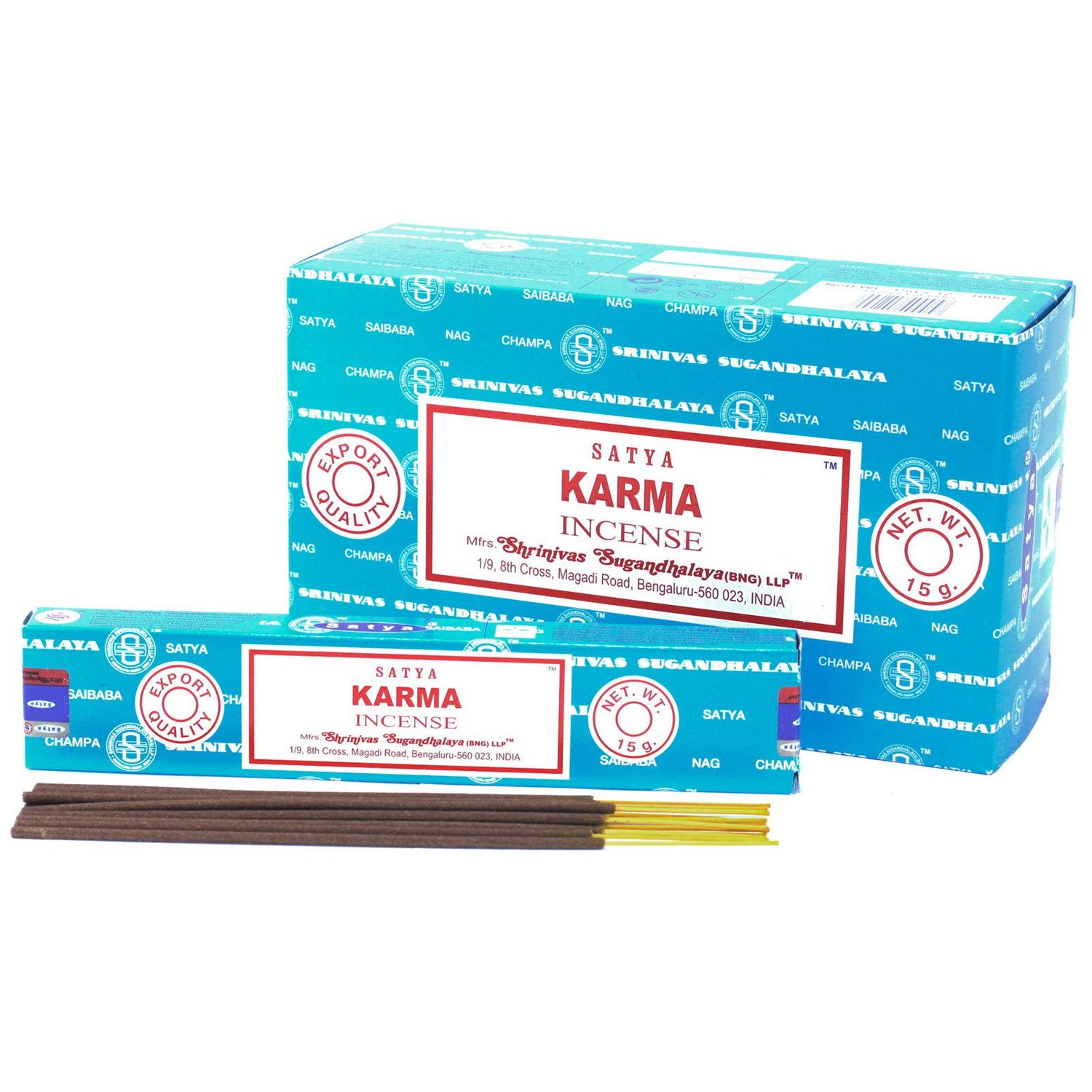 Satya Premium Räucherstäbchen - Karma - 15 g/ca. 15 Stäbchen Satya Premium Räucherstäbchen - Karma - 15 g/ca. 15 Stäbchen