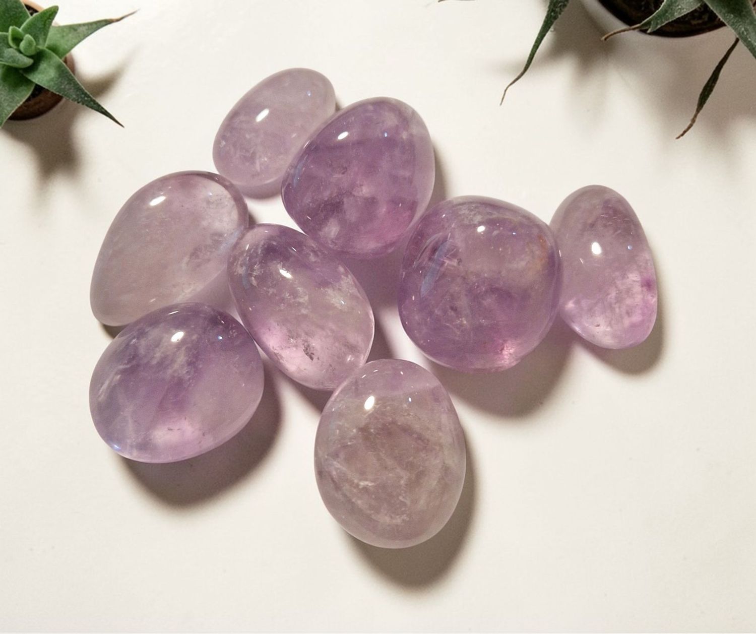 ​Trommelstein - Amethyst - 3 bis 4 cm - AA Qualität