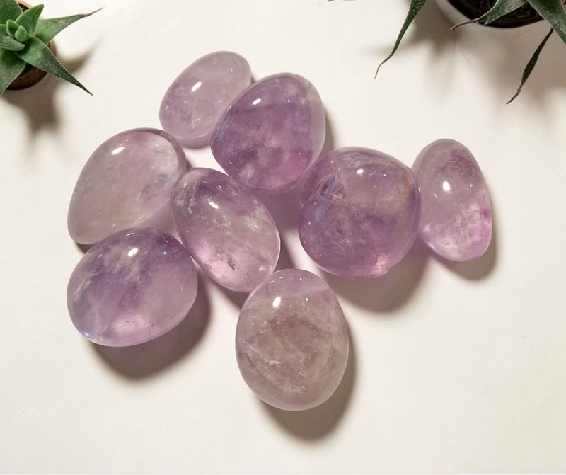 ​Trommelstein - Amethyst - 3 bis 4 cm - AA Qualität