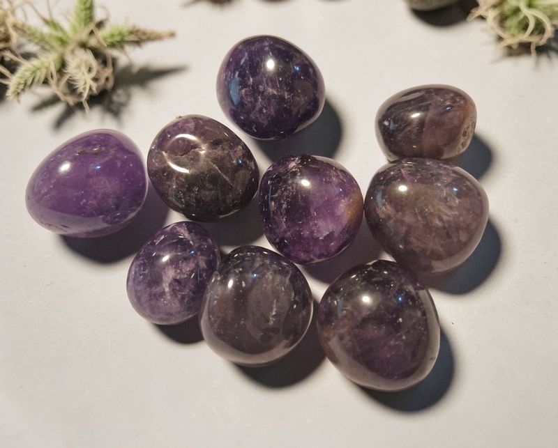 ​​Trommelstein - Amethyst - 2 bis 3 cm - AA Qualität