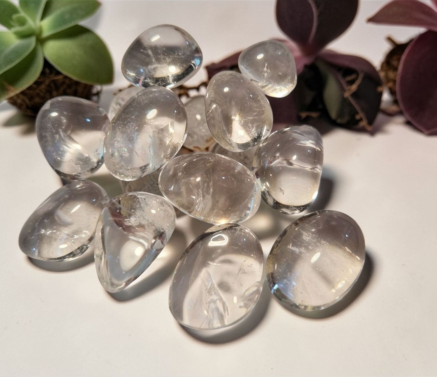 Trommelstein - Bergkristall - 2 bis 3 cm - AAA Qualität Trommelstein - Bergkristall - 2 bis 3 cm - AAA Qualität