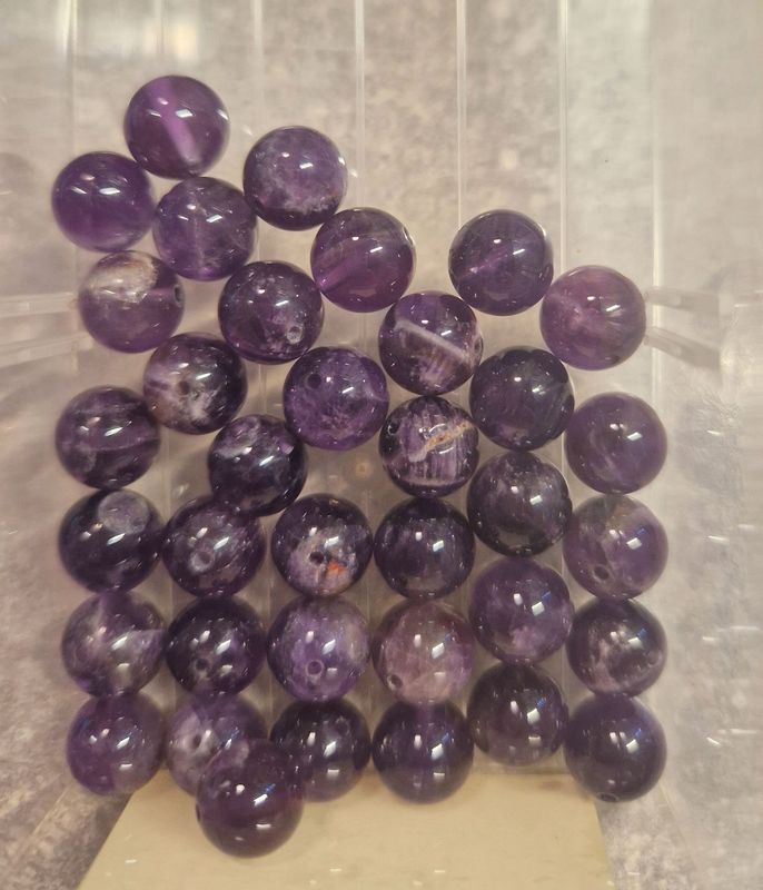 ​Amethyst Chevron 8 mm - A Qualität