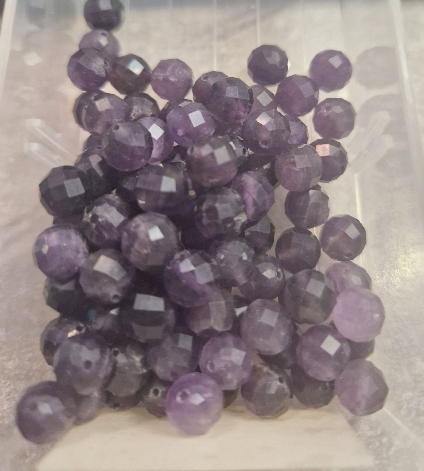 ​Amethyst facetiert 8 mm - A Qualität