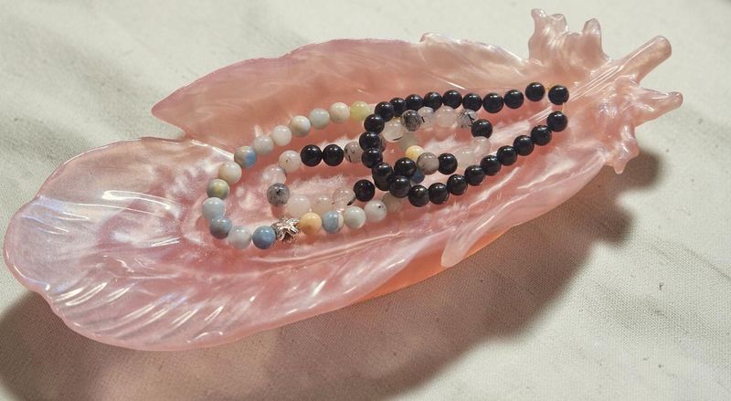 ​Schale - Feder in rosa