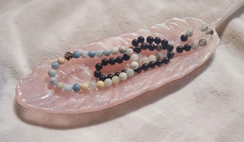 Schale - Feder in rosa