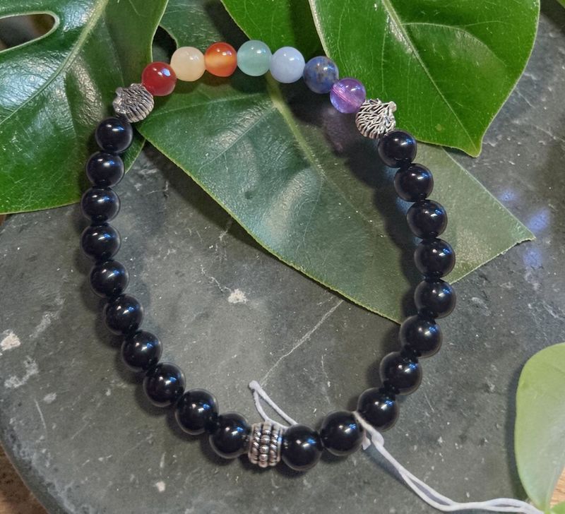​Chakra Armband - Turmalin - A Qualität - Baum des Lebens - 6 mm