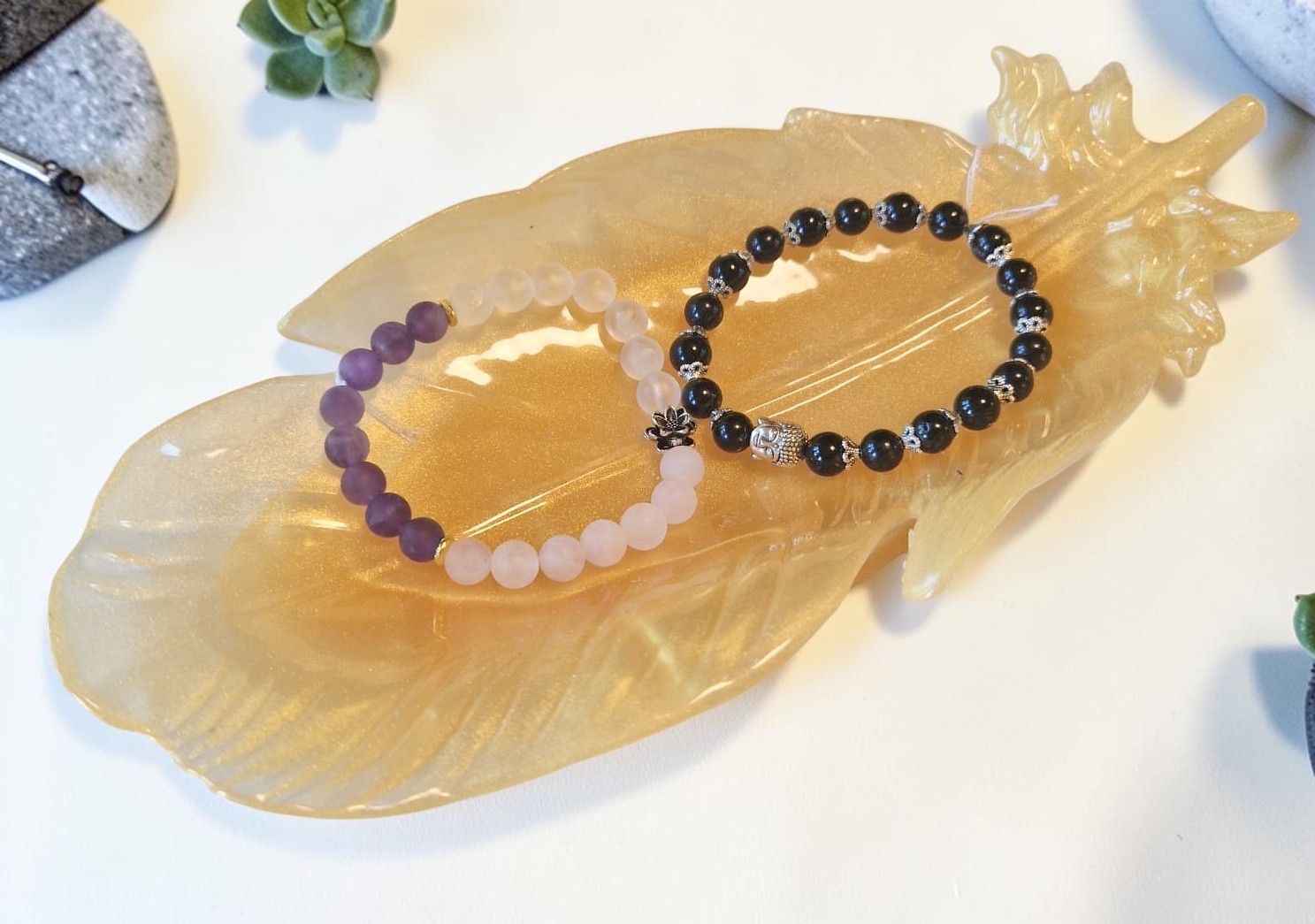 ​Schale - Feder in gold