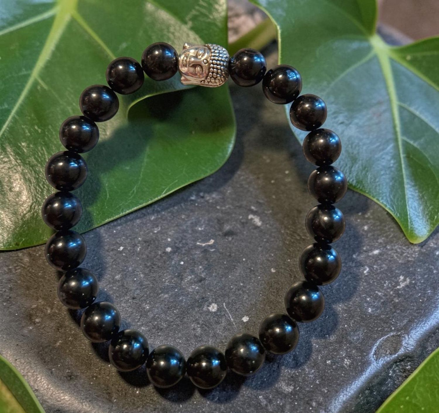 Armband - Turmalin - A Qualität - Buddha - 8 mm Armband - Turmalin - A Qualität - Buddha - 8 mm