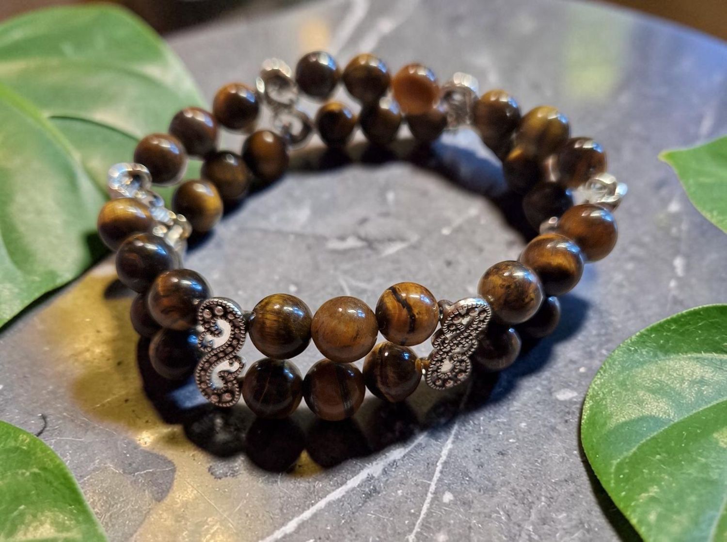 Armband Doppelsträngig - Tigerauge - A Qualität - 8 mm Armband Doppelsträngig - Tigerauge - A Qualität - 8 mm
