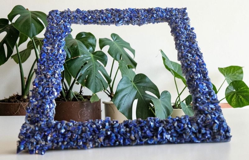 ​Edelsteinspiegel mit Lapislazuli