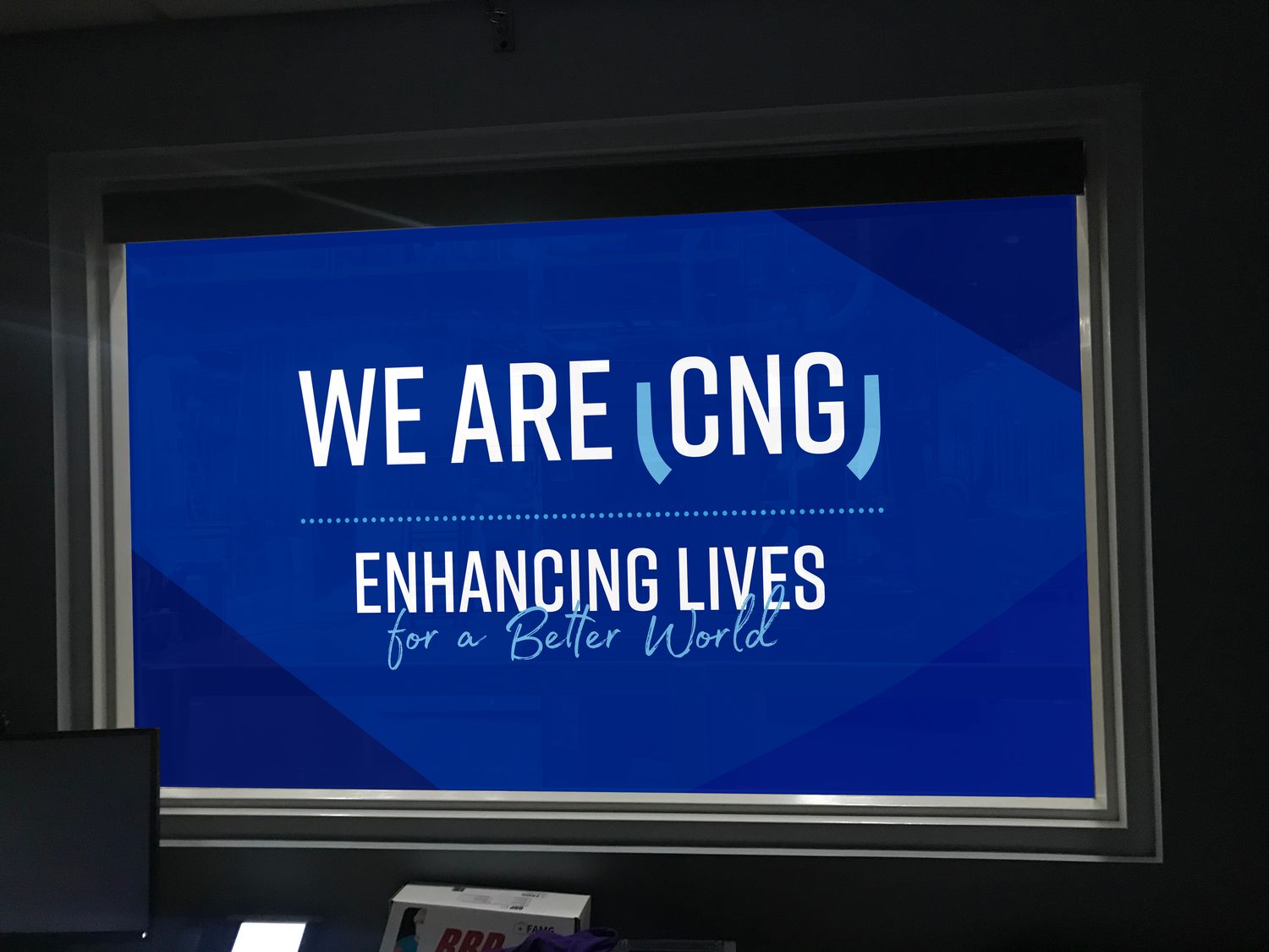 CNG Purpose Vinyl Window Decal (Price Dependent on Window Size)