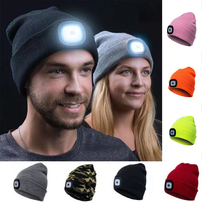 LED LIGHT -BEANIE HAT