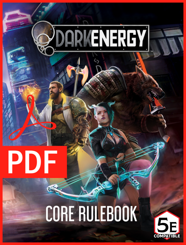 DarkEnergy Core Rulebook 1st Edition PDF